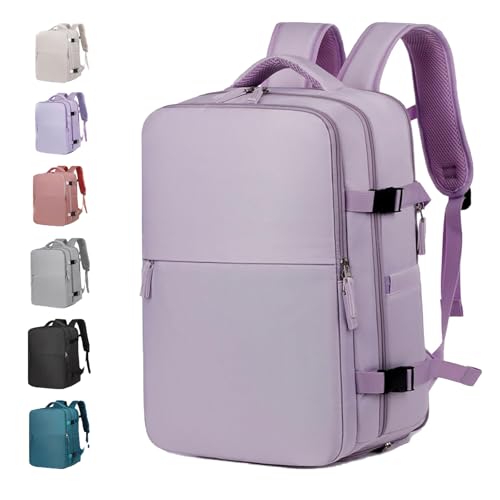 Levettevac Backpack, Levette Bag Travel, Waterproof Large Capacity with Separate Compartment, for Women and Men (Purple)