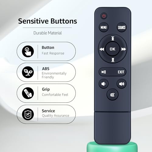 Télécommande pour mini projecteur TMY V08 avec touches de navigation fluides - 6