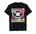 Last Day of School School's Out for Summer Baseball Drip Tee T-Shirt