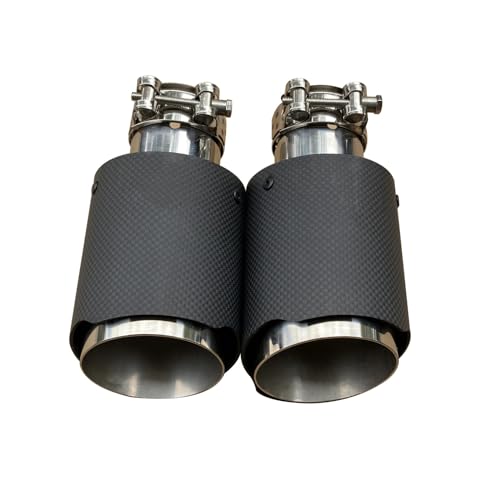 Silenciador de tubo escape de coche para solucionar corrosión mofle acero inoxidable 63mm 5