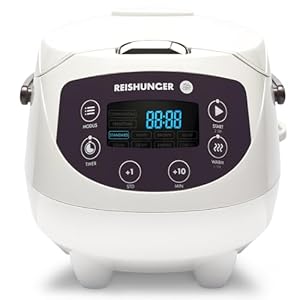 Reishunger 542-MDRK Digital Mini Rice Cooker