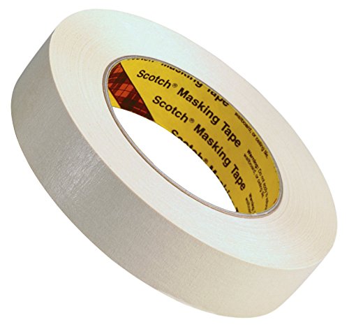 Image of 3M 17378 Paint Masking Tape 231 /231A, 1 inch x 60 yd. 7.6 mil, Rubber, Tan