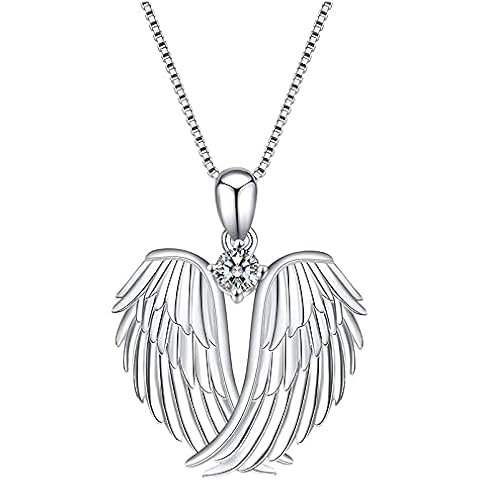 Angel Wing Necklace, Heart Wings Chain Cover