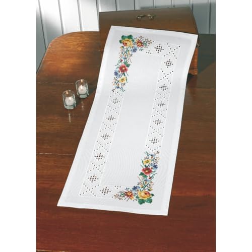 Chemin de table à broder de haute qualité pour nappe Hardanger Permin