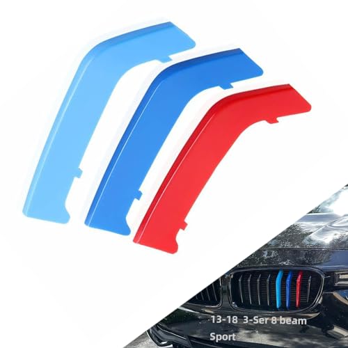 Image of Grille color stripes Compatible with bmw F30 F31 3 Series 320i 328i 330i 335i 340i 8-Beams