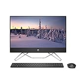 HP All-in-One PC 12th Gen Intel Core i3-1215U 24-inch(60.5 cm) FHD Desktop (8GB/512GB/Win 11/Wireless Keyboard and Mouse Combo/IR Privacy Camera/Intel UHD Graphics/MSO/Jet Black) 24-cb1802in