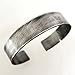 Rustic Mens Bracelet Personalized Mens Cuff Hidden Engraved Message Bracelet for Men Oxidized Sterling Silver Bangle 1/2 inch Handmade Wide Cuff for Him