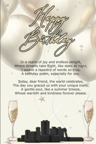 Happy Birthday Journal album pour ne plus oublier vos précieux souvenirs d'anniversaire