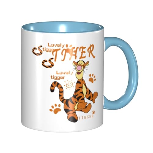 ティガー くまのプーさん マグカップ 330ml ティーカップ コーヒーカップ カップ セラミック Mug Cup 軽量 直接ドリップ おしゃれ かわいい 電子レンジ対応 グッズ オフィス 家用 プレゼント