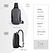 Mark Ryden Hard Shell Sling Backpack for Men, Water Resistant Crossbody Backpack with USB Charging Port, Chest Bag for Travel, Gym