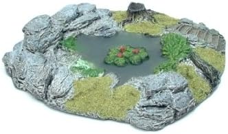 Harburn HamletCG255 Small Pond with Water Lillies (Pre-Built)