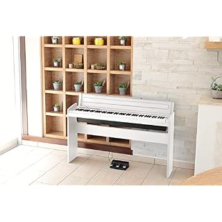 Korg LP-180-WH Piano amplifié meuble Blanc - Les Beatles, Paul McCartney, John Lennon, RIngo Starr, George Harrison Korg LP-180-WH Piano amplifié meuble Blanc – Image 3