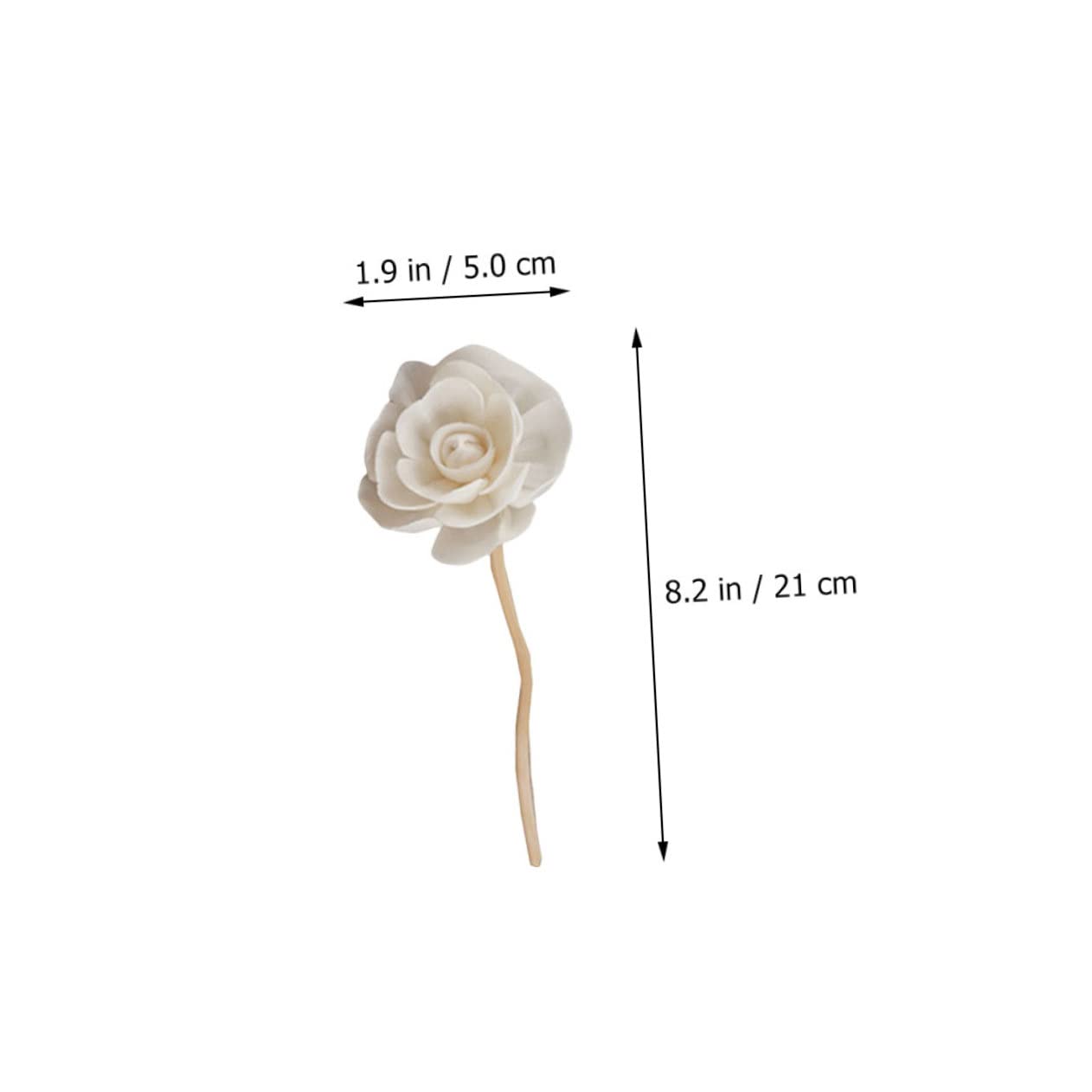 PRETYZOOM STK Rattan tonghua Diffusorsticks mit Blumendiffusor Rattan Room Fragrance Aroma-Diffusor-Sticks Zubehör für Aromadiffusoren im Schlafzimmer Diffusor-Tool hölzern