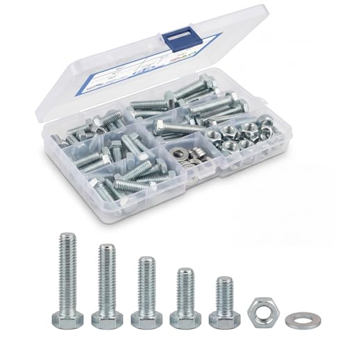 85 Pcs M8 Assorted Bolts Nuts Washers
