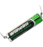 1 x AAA Mikro AKKU LÖTFAHNE U-Form U Wilhelm Universal Batterien wideraufladbar 1,2 V HR03