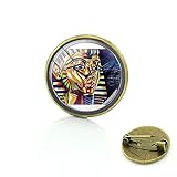 Größe: 20 mm, Farbe: Silber Klassische venezianische Masken-Brosche für Damen, Herren, Kleid, Maske, Party-Schmuck