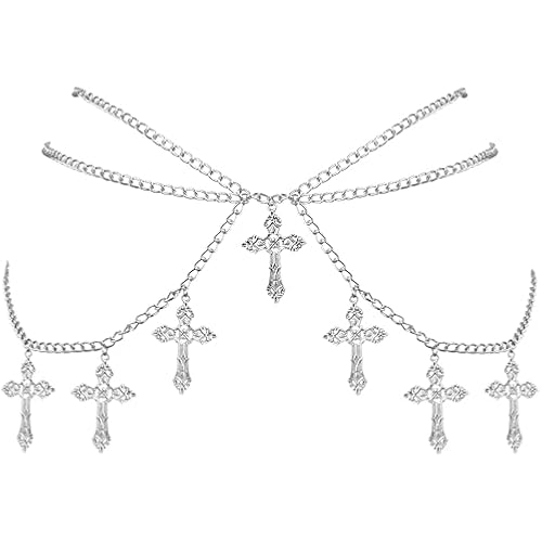 Sacina Gothic Cross Waist Chain & Belt - Emo, Punk, Grunge Accessories