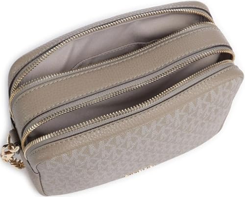 Image of Michael Kors Bryant Medium Double Zip Chain Camera Crossbody Bag