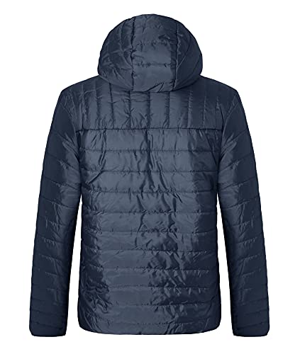 Image of MADHERO Mens Packable Hooded Puffer Jacket Lightweight Water-Resistant Quilted Puffy Outerwear with Hood