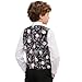 FUSURIRE Kids Xmas Santa Claus and Snowflake Print Vest Fashion Herringbone Boys Vest for Wedding Prom V Neck Formal Waistcoat with Pocket 5-6 Years，Christmas
