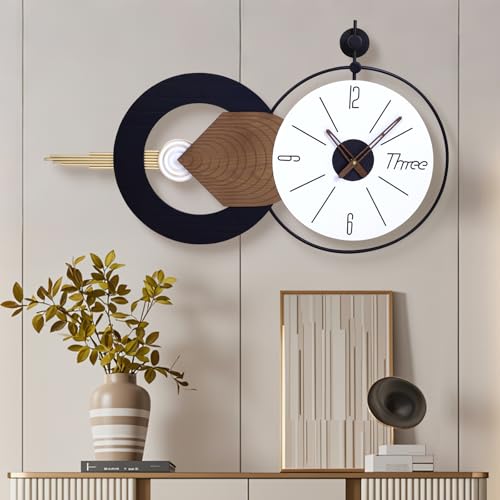 35x20-Inch Modern Abstract Statement Clock