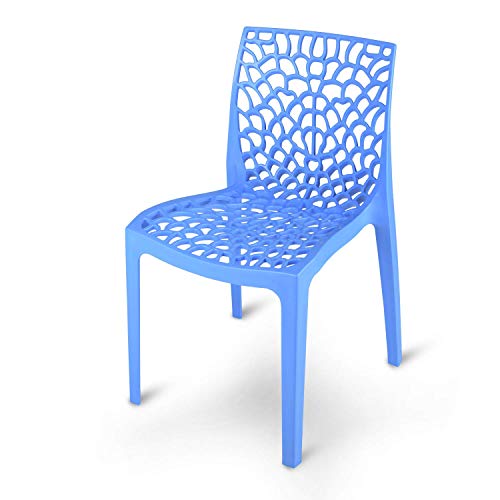Supreme Web Designer Heavy Duty Plastic Chair Soft Blue