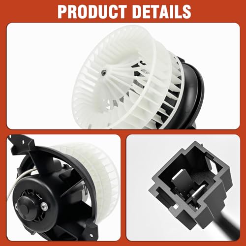 Image of AC Heater Blower Motor with Fan Fit for Plymouth Voyager 1996-2000, Chrysler Town & Country 1996-2000, Dodge Caravan 1996-2000, Dodge Grand Caravan 1996-2000, Replacement for OE#700069