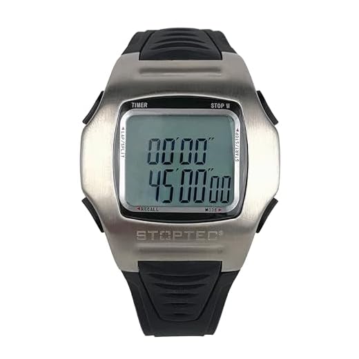Stoptec Schiedsrichteruhr RW-100 - Referee Watch | 1-99 Minuten Spielzeit | Spielzeit-Unterbrechung | Uhr Modus & Alarm | Stoppfunktion 10 Memory