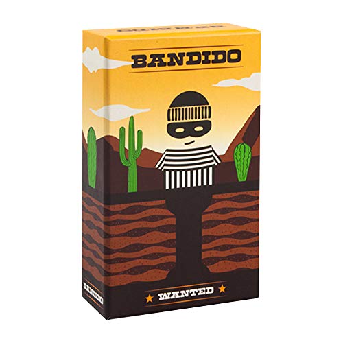 Image of Bandido Card Game - Cooperative Strategy and Route Building Fun! Fun Family Adventure Game for Kids & Adults, Ages 6+, 1-4 Players, 15 Minute Playtime, Made by Helvetiq
