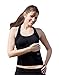 Delfin Spa Heat Maximizing Neoprene Waist Wrap (Tummy Toner) BLACK, Medium