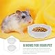 Ipetboom 4 Stück Hamsterschale Aus Keramik Chinchilla-schüssel Kleiner Futterspender Für Haustiere Igel Schale Fressnäpfe Für Hamster Wassernapf Für Hamster Futternapf Papagei Waschbar Weiß