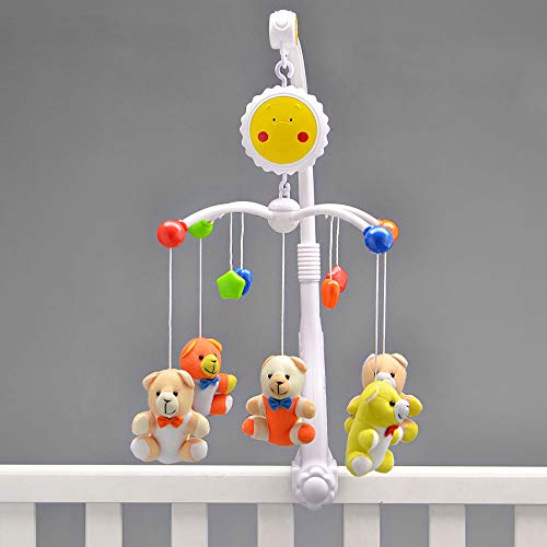 Móbile Musical Urso Braskit Branco