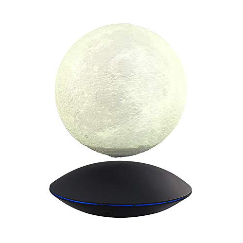 Preisvergleich Produktbild Monsterzeug Tischlampe Freischwebender Mond, Mondkugel auf elektromagnetischer Basis, Magnetischer Schwebeglobus im Mond Design, Nachtlicht als Wohndekoration