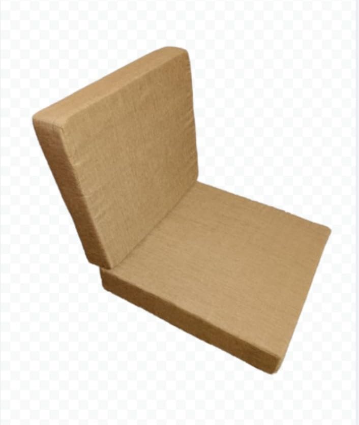 Wooden Sofa Foam Cushion Pu Hard Foam 32 Density one seat one Back with Zip Cover (Seat 20 x 20 x 4 Back 20 x 20 x 4)