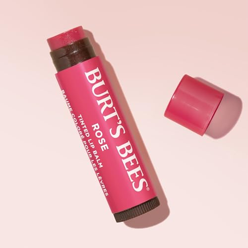 Burt's Bees Lip Tint Balm, Petal Rose, 0.15 oz., 2 Tubes - image 8