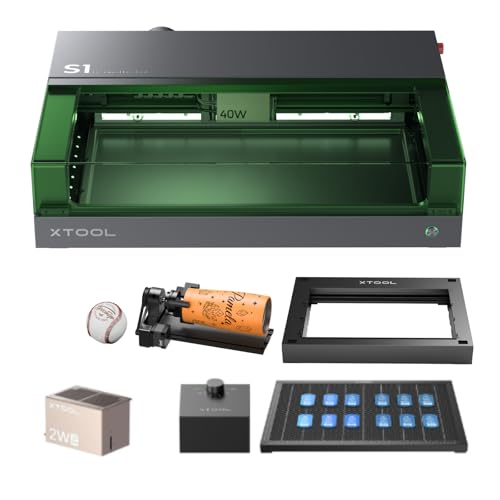 xTool S1 40W Rotary Bundle- with 1064nm Infrared...