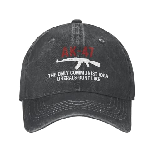 Ak47 The Only Communist Idea Liberals Don't Like Hat for Women Baseball Hats Fashionable Hat Black