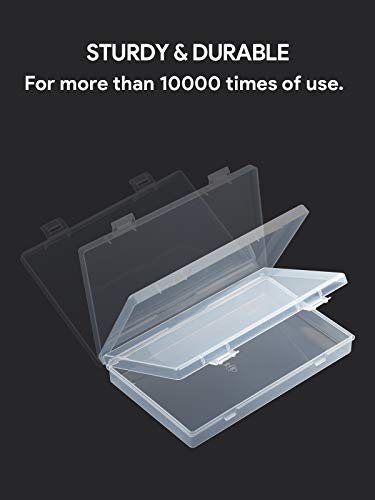 Extra Large Photo Case 4\" x 6\", Barhon Photo Storage Box Photo Organizer Holds 1600 Photos, Craft Keeper Storage for Photo Stickers Stamps Seeds