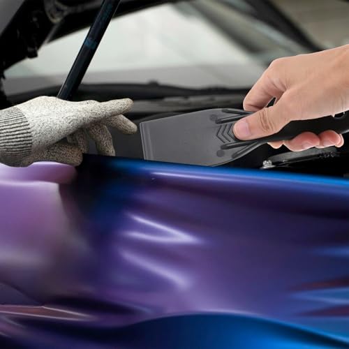 5 Stück Kunststoffspachtel Kunststoff Schaber Set Wiederverwendbar Leimentfernungsschaber Tapetenschaber Schaber zum Ausbessern von Wandresten