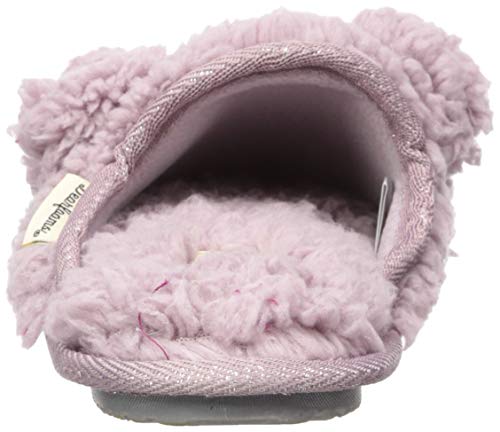 Image of Dearfoams Women's Sydney - Fireside Slippers Shearling Memory Foam Indoor /Outdoor Slipper with Platforms and Wide Widths