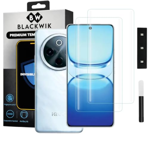 Image of Blackwik UV Curved Tempered Glass for iQOO Z10 5G | 2-Pack