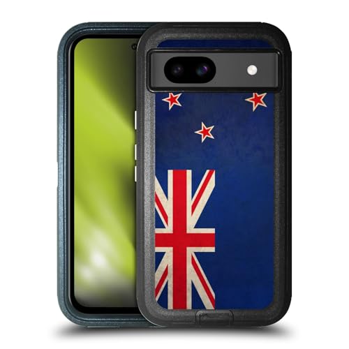 Drapeaux Vintage Coque Pixel 8a Protection Nouvelle-Zélande Rugby Antichoc Ultra-Blindée Head Case