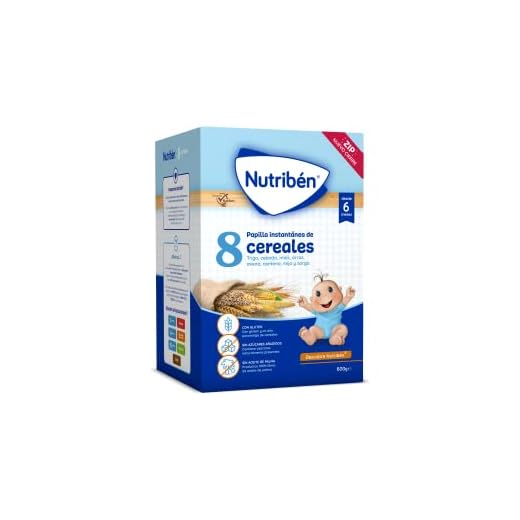 Nutribén Papilla 8 Cereales, Vitaminas y Calcio, Desde 6 meses, 600g
