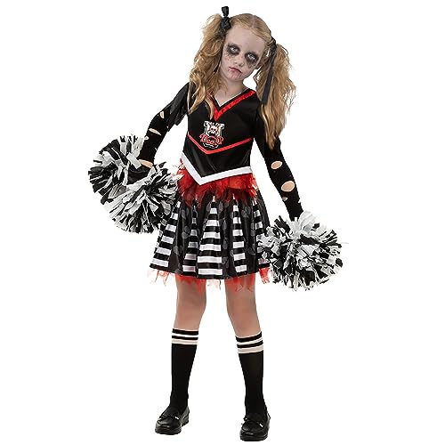 Disfraz de animadora zombie para niñas Spooktacular miniatura 5