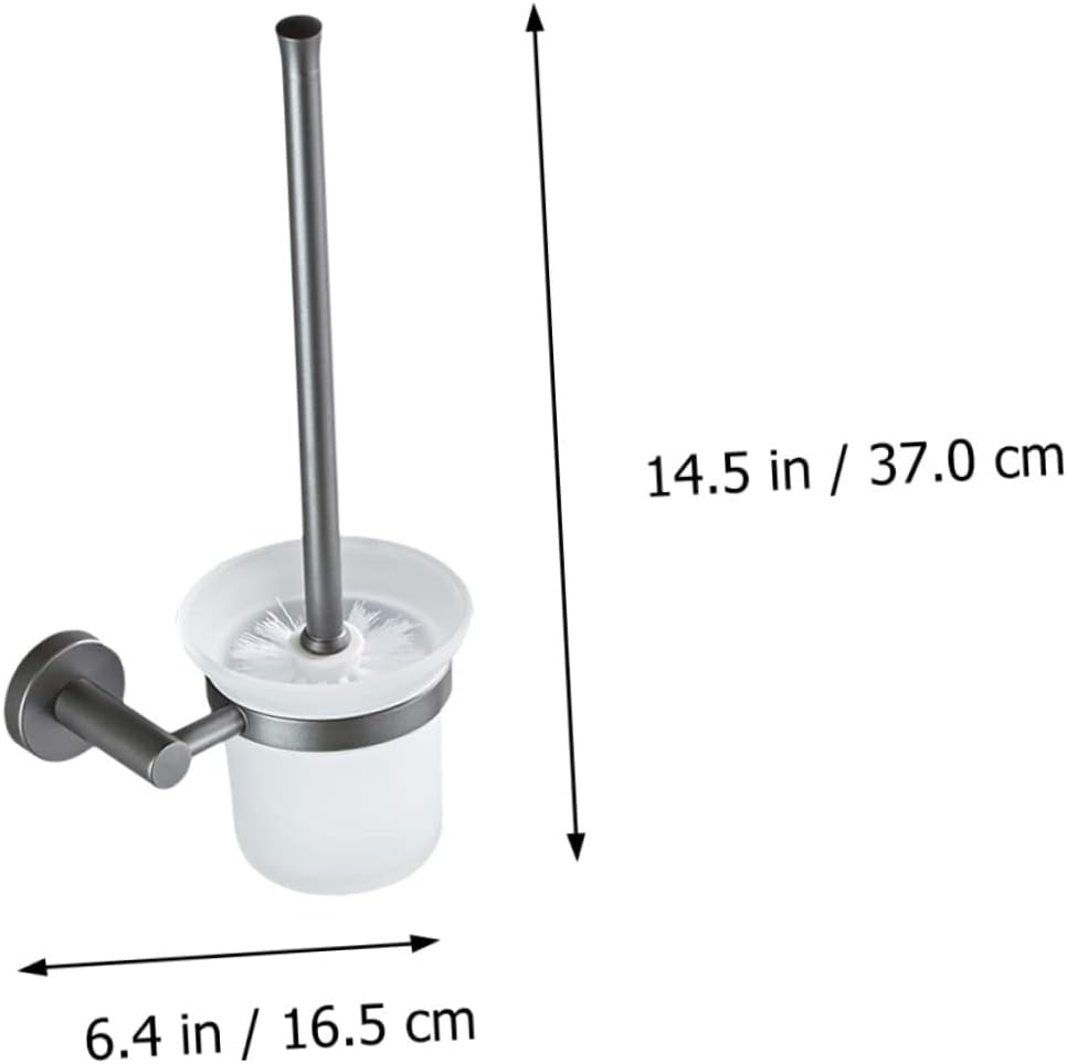 Long Handle Toilet Cleaning Brush Wall Mounted Hygienic Base for Bathroom