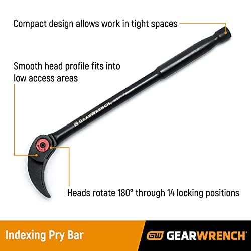 GEARWRENCH 2 Pc. Indexing Pry Bar Set, 8\" & 16\" - 82300 - Thumbnail 3