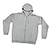 Fila Full Zip Hooded Soft Fleece Men's Sweatshirt with Media Pocket (L, Gray)