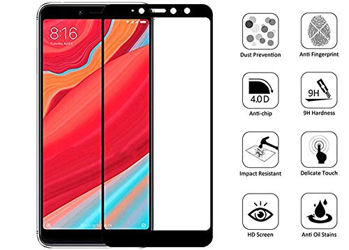 Image of DD SON Premium HD+ Tempered Glass Screen Protector Guard Compatible For Redmi Y2 / Mi Y2 | Edge to Edge Coverage With Easy installation kit for Smartphone