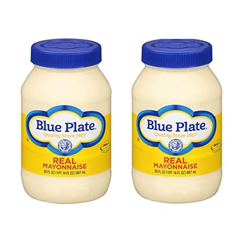 Blue Plate Real Mayonnaise, 30 Ounce Jar New (Two-Pack) Cover
