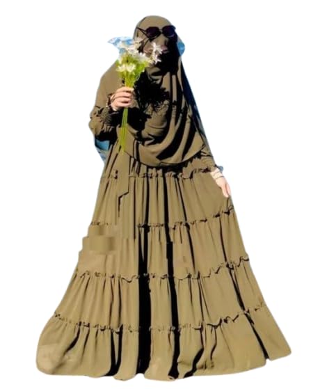 Abaya Hijab Scarf Full Set | Comfortable, Breathable, Lightweight, Skin Friendly|SL_16-picture-22